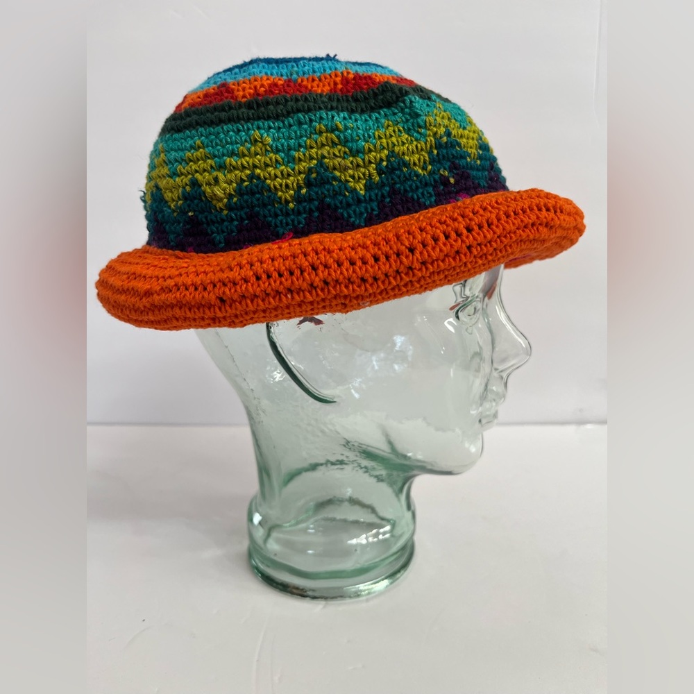 Colorful, Handmade Bucket Hat - Picture 3 of 6
